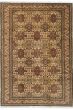 Geometric  Traditional Ivory Area rug 6x9 Turkish Hand-knotted 244718