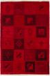 Casual  Transitional Red Area rug 3x5 Indian Hand-knotted 280038