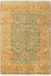 Bordered  Traditional Green Area rug 5x8 Afghan Hand-knotted 280373
