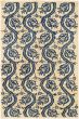 Casual  Transitional Blue Area rug 5x8 Afghan Hand-knotted 282560