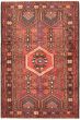 Bordered  Traditional Red Area rug 3x5 Persian Hand-knotted 297197