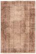 Overdyed  Transitional Brown Area rug 5x8 Turkish Hand-knotted 327940