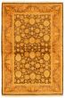 Bordered  Traditional Green Area rug 3x5 Pakistani Hand-knotted 336228