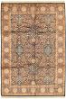 Bordered  Traditional Blue Area rug 5x8 Pakistani Hand-knotted 336305