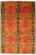 Casual  Transitional Brown Area rug 5x8 Pakistani Hand-knotted 338164