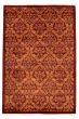 Traditional  Transitional Red Area rug 5x8 Pakistani Hand-knotted 341420