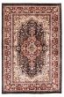 Bordered  Traditional Blue Area rug 4x6 Indian Hand-knotted 348740