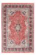 Bordered  Traditional Red Area rug 5x8 Indian Hand-knotted 348860
