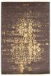 Casual  Transitional Grey Area rug 5x8 Indian Hand-knotted 350309