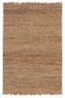 Flat-weaves & Kilims  Transitional Brown Area rug 5x8 Indian Flat-Weave 350810