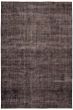 Overdyed  Transitional Black Area rug 6x9 Turkish Hand-knotted 361179