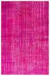 Overdyed  Transitional Pink Area rug 5x8 Turkish Hand-knotted 362164