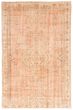 Bordered  Traditional Pink Area rug 4x6 Turkish Hand-knotted 362350