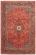 Bordered  Traditional Brown Area rug 8x10 Persian Hand-knotted 364911