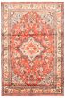 Bordered  Traditional Brown Area rug 3x5 Persian Hand-knotted 365533