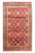 Bordered  Traditional Red Area rug 4x6 Turkish Hand-knotted 365960