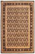 Traditional Black Area rug Unique Pakistani Hand-knotted 368318
