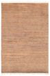 Gabbeh  Tribal Brown Area rug 5x8 Pakistani Hand-knotted 368519