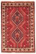 Bordered  Traditional Red Area rug 3x5 Persian Hand-knotted 372258