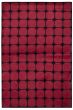 Transitional Red Area rug 3x5 Nepal Hand-knotted 374680