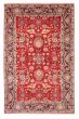 Bordered  Traditional Red Area rug 5x8 Indian Hand-knotted 377418