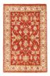 Bordered  Traditional Red Area rug 3x5 Afghan Hand-knotted 379367
