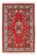Bordered  Traditional Red Area rug 3x5 Persian Hand-knotted 382397