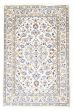 Bordered  Traditional Ivory Area rug 3x5 Persian Hand-knotted 382961