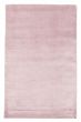 Solid Pink Area rug 5x8 Indian Hand Loomed 383007