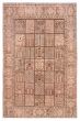 Vintage/Distressed Brown Area rug 5x8 Turkish Hand-knotted 388750
