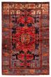 Bordered  Tribal Red Area rug 4x6 Turkish Hand-knotted 389119