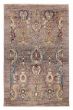 Floral  Transitional Grey Area rug 3x5 Afghan Hand-knotted 390314