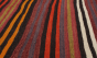 Turkish Boho 4'11" x 12'3" Flat-Weave Wool Kilim 