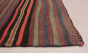 Bohemian  Stripes Red Area rug Unique Turkish Flat-Weave 289774