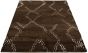 Casual  Transitional Brown Area rug 5x8 Indian Hand-knotted 292827