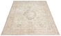 Bordered  Traditional Ivory Area rug 9x12 Turkish Hand-knotted 300759