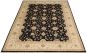 Bordered  Traditional Black Area rug 10x14 Afghan Hand-knotted 303142