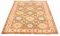 Bordered  Traditional Brown Area rug 4x6 Afghan Hand-knotted 311999