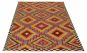 Bordered  Geometric Red Area rug 6x9 Turkish Flat-weave 316285