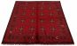 Bordered  Tribal Red Area rug 5x8 Afghan Hand-knotted 327861
