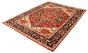 Indian Serapi Heritage 8'9" x 12'2" Hand-knotted Wool Dark Red Rug