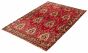 Persian Style 5'4" x 7'10" Hand-knotted Wool Rug 