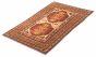 Afghan Teimani 2'9" x 4'7" Hand-knotted Wool Rug 