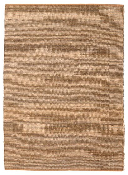 Flat-weaves & Kilims  Tribal Brown Area rug 5x8 Indian Flat-Weave 349278