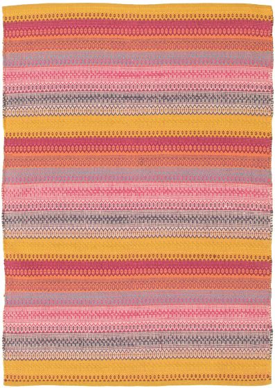 Flat-weaves & Kilims  Transitional Orange Area rug 3x5 Turkish Flat-weave 339282