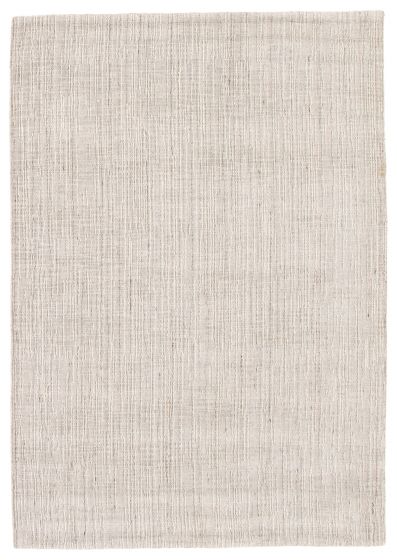 Stripes  Transitional Grey Area rug 5x8 Indian Hand Loomed 350367