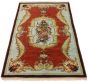 Bordered  Traditional Brown Area rug 6x9 Persian Hand-knotted 301917