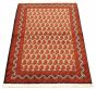 Afghan Herati 3'5" x 5'7" Hand-knotted Wool Rug 