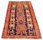 Persian Style 4'4" x 9'10" Hand-knotted Wool Rug 
