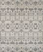 Transitional Ivory Area rug 6x9 Indian Hand-knotted 239709